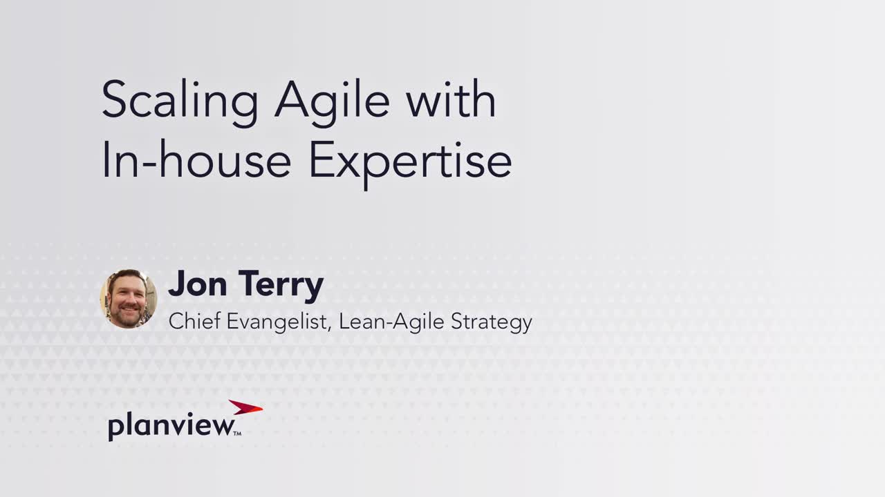 Video: Organizations today are trying to scale Agile upward.